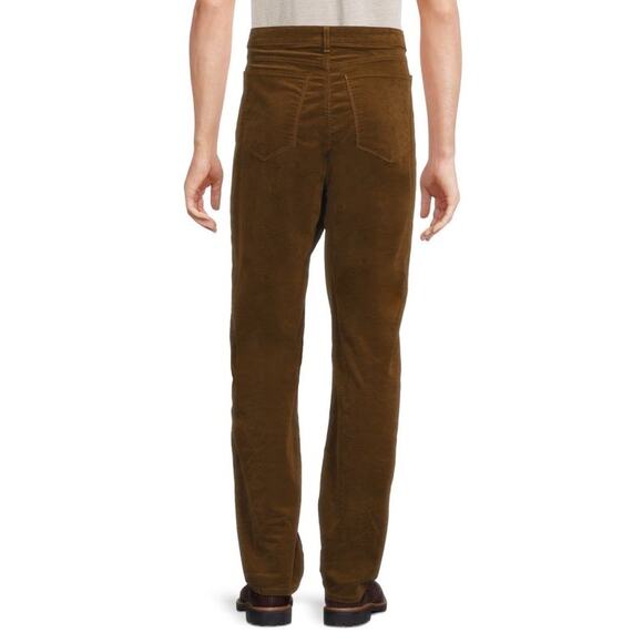 MONFRÈRE Brown Brando Slim Fit Velvet Pants size 30 - Picture 14 of 15